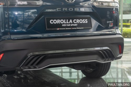 2026 Toyota Corolla Cross HEV GR Sport – new grille, extra GR logos, sportier cabin, same RM149k price