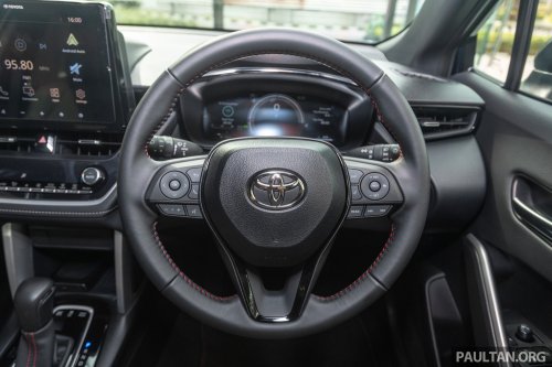 2026 Toyota Corolla Cross HEV GR Sport – new grille, extra GR logos, sportier cabin, same RM149k price