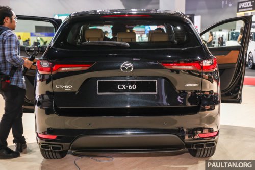 Mazda CX-60 officially open for booking in Malaysia – CBU, sole 2.5L NA variant only; RM200,510 OTR est