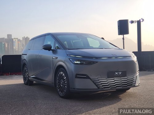 2026 Xpeng X9 EV in Malaysia – self-righting centre caps, still with 320 PS, 590 km WLTP range; fr RM281k