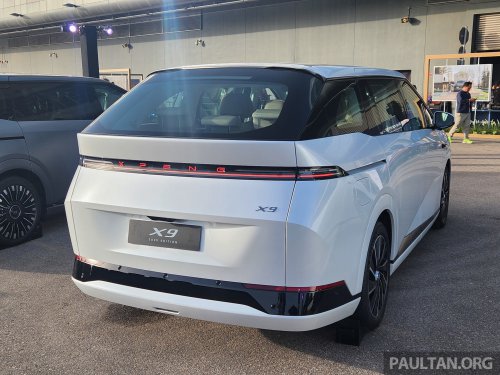 2026 Xpeng X9 EV in Malaysia – self-righting centre caps, still with 320 PS, 590 km WLTP range; fr RM281k