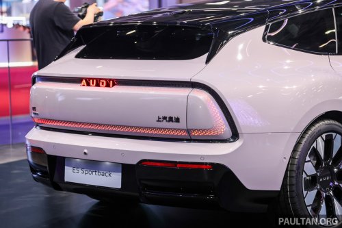 AUDI E5 Sportback finally launched in China, racks up 10k orders in 30 minutes – from RM139k to RM188k