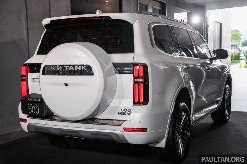 GWM Tank 500 HEV launched in Malaysia – 7-seat luxury hybrid 4×4, 346 PS, 648 Nm; RM328,800 OTR