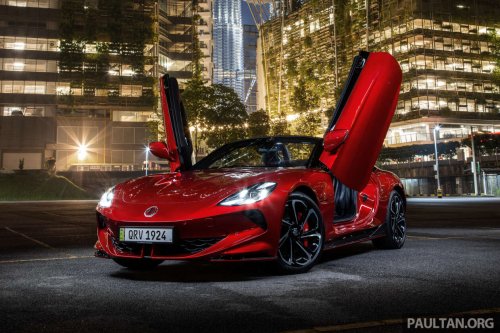 MG, AWD, MG Cyberster Malaysian gallery – check out this RM320k scissor-doored 544 PS AWD EV roadster