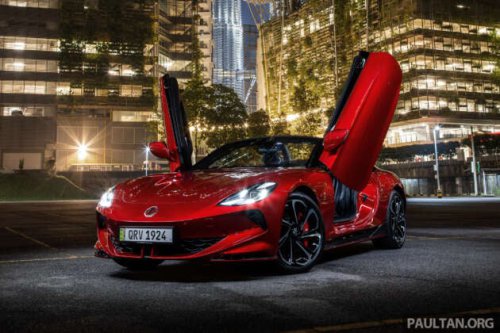 MG Cyberster Malaysian gallery – check out this RM320k scissor-doored 544 PS AWD EV roadster