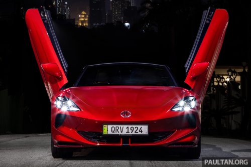 MG, AWD, MG Cyberster Malaysian gallery – check out this RM320k scissor-doored 544 PS AWD EV roadster