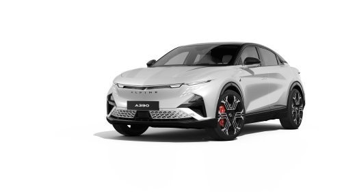 Alpine A390 debuts – tri-motor coupé-SUV with up to 470 hp; 89 kWh battery, up to 555 km range WLTP