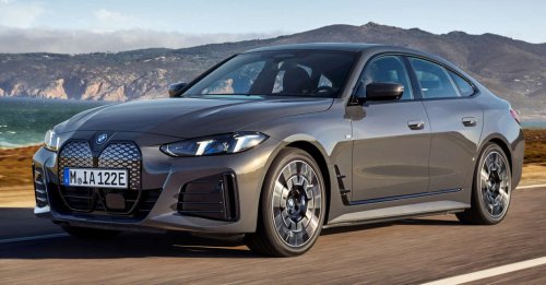 BMW, BMW i4, BMW i4 gets SiC inverter – eDrive35/40 gains up to 22 km EV range; new M60 variant added with 601 PS