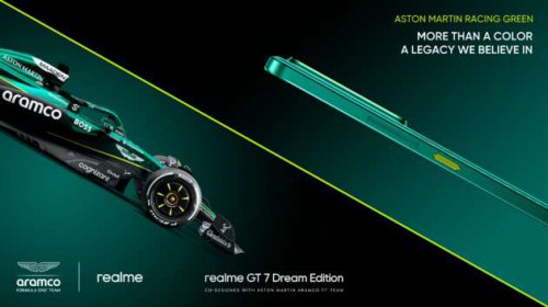 Aston Martin F1 teams up with Realme for GT 7 Dream Edition phone – launching May 27, multi-year deal