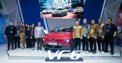 VinFast VF6 debuts in RHD form in Indonesia – B-seg EV SUV with up to 399 km WLTP range; from RM103k