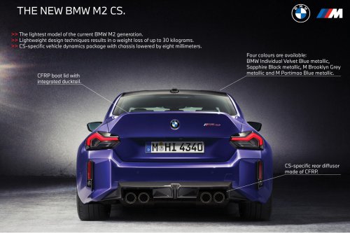 2025 G87 BMW M2 CS debuts – 30 kg lighter; 3.0L twin-turbo I6 with 530 PS; 0-100 km/h in 3.8 seconds