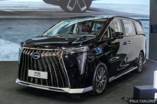 GAC M8 PHEV official pricing in Malaysia – Premium fr RM329k, Luxury RM389k; up to 1,038 km hybrid range