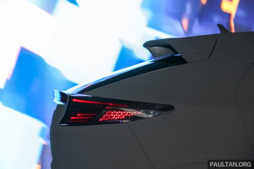 Perodua ‘QV-E’ EV spotted without rear wing, exposing sloping roofline, notched tailgate design, sporty profile