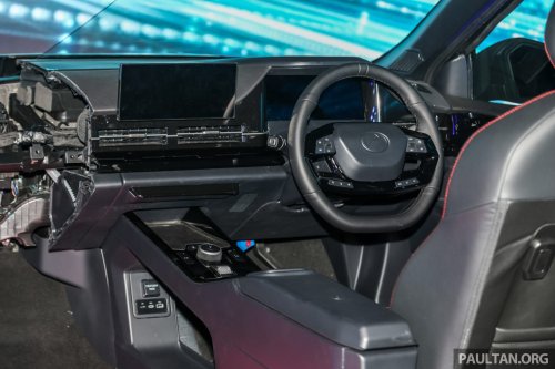 Perodua ‘QV-E’ EV parked next to BYD Atto 3 while testing shows good size, proportions; daring roofline