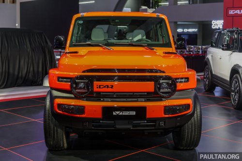 SUV, iCaur V23 spotted testing on Malaysian roads – boxy EV SUV with Land Cruiser BJ looks launching soon?