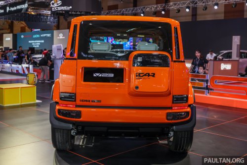 iCaur V23 spotted testing on Malaysian roads – boxy EV SUV with Land Cruiser BJ looks launching soon?