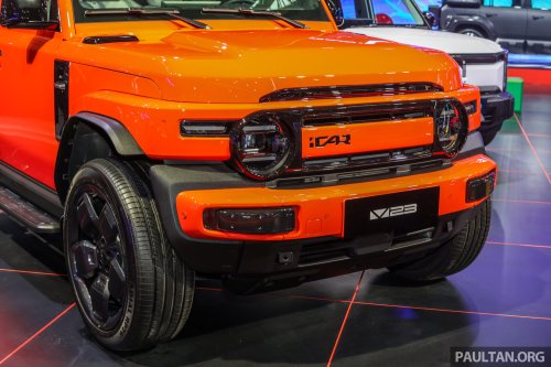 iCaur V23 spotted testing on Malaysian roads – boxy EV SUV with Land Cruiser BJ looks launching soon?