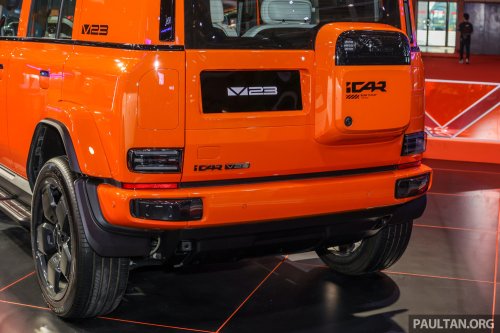 iCaur V23 spotted testing on Malaysian roads – boxy EV SUV with Land Cruiser BJ looks launching soon?