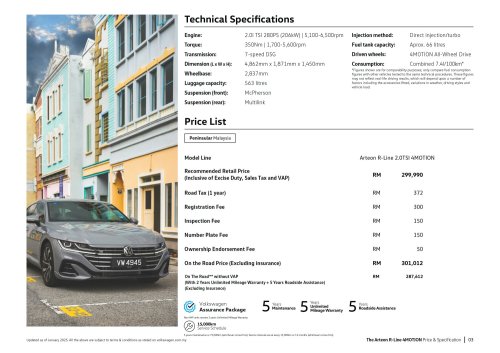 2025 Volkswagen Arteon Wolfsburg Edition launched in Malaysia – fr RM265k; exclusive design touches, kit