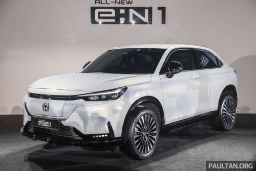 Honda e:N1 launched in Malaysia – 204 PS/310 Nm EV HR-V with 412 km WLTP range; one variant, RM149,900