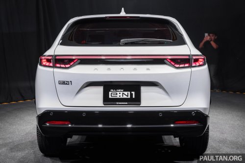 Honda e:N1 launched in Malaysia – 204 PS/310 Nm EV HR-V with 412 km WLTP range; one variant, RM149,900