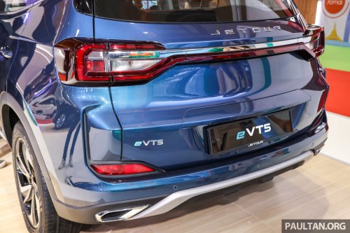 Jetour eVT5 sighted on-road in Malaysia – EV version of Chery Tiggo Cross, 53.6 kWh; local launch soon?