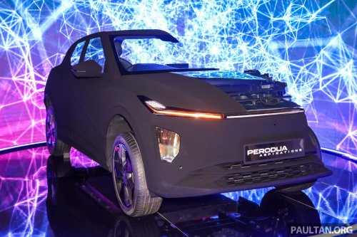 Perodua EV pilot production starts – max RM80k price, target 2.5k units a month, 50% local content in 2026