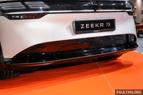 Zeekr 7X EV crossover on show, promo at PACE 2025