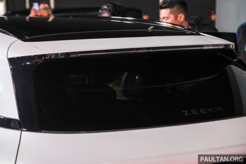 Zeekr 7X EV crossover on show, promo at PACE 2025