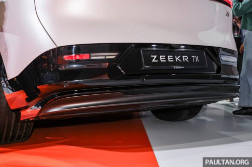 Zeekr 7X EV crossover on show, promo at PACE 2025