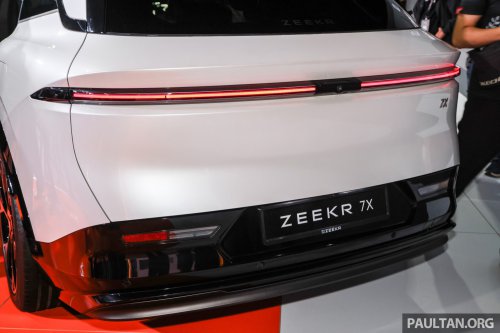 Zeekr 7X EV crossover on show, promo at PACE 2025