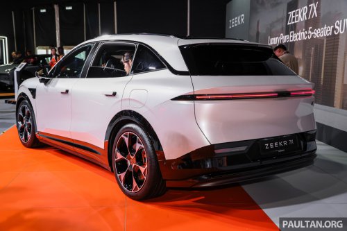 Zeekr 7X EV crossover on show, promo at PACE 2025