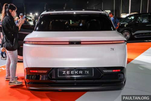Zeekr 7X EV crossover on show, promo at PACE 2025