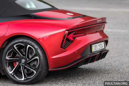 MG Cyberster RWD now in Malaysia – 340 PS, 475 Nm, 0-100 in 5s, 508 km range, RM20k cheaper at RM300k