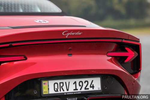 MG Cyberster RWD now in Malaysia – 340 PS, 475 Nm, 0-100 in 5s, 508 km range, RM20k cheaper at RM300k