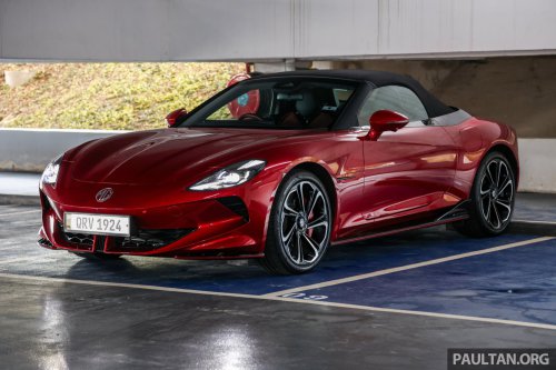 MG Cyberster Malaysian gallery – check out this RM320k scissor-doored 544 PS AWD EV roadster