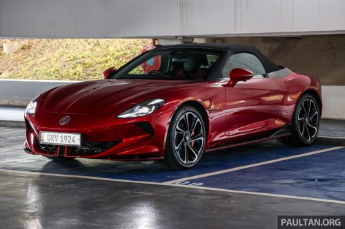 MG Cyberster RWD now in Malaysia – 340 PS, 475 Nm, 0-100 in 5s, 508 km range, RM20k cheaper at RM300k