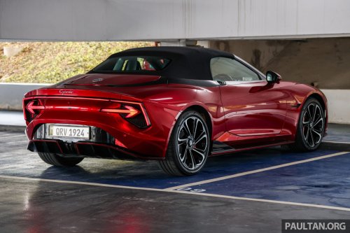 MG Cyberster RWD now in Malaysia – 340 PS, 475 Nm, 0-100 in 5s, 508 km range, RM20k cheaper at RM300k
