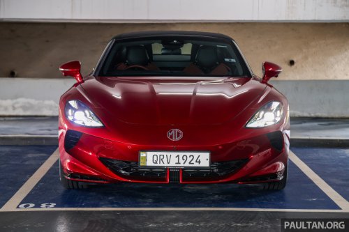 MG Cyberster Malaysian gallery – check out this RM320k scissor-doored 544 PS AWD EV roadster