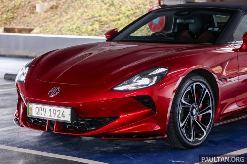 MG, AWD, MG Cyberster Malaysian gallery – check out this RM320k scissor-doored 544 PS AWD EV roadster