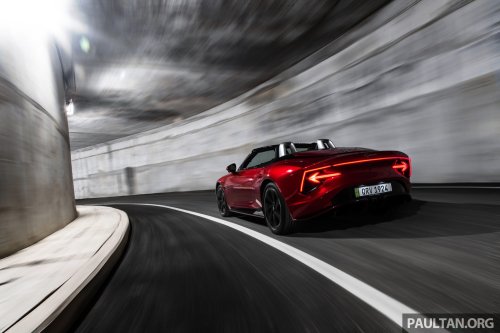 MG Cyberster RWD now in Malaysia – 340 PS, 475 Nm, 0-100 in 5s, 508 km range, RM20k cheaper at RM300k