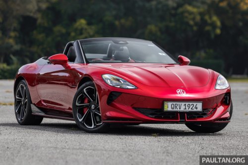 MG, RWD, MG Cyberster RWD now in Malaysia – 340 PS, 475 Nm, 0-100 in 5s, 508 km range, RM20k cheaper at RM300k