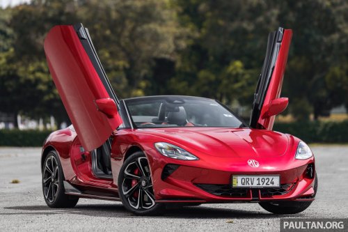 MG, RWD, MG Cyberster RWD now in Malaysia – 340 PS, 475 Nm, 0-100 in 5s, 508 km range, RM20k cheaper at RM300k