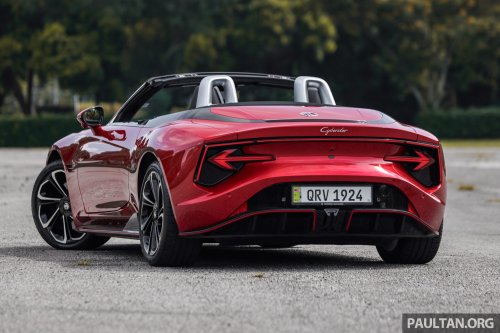 MG, RWD, MG Cyberster RWD now in Malaysia – 340 PS, 475 Nm, 0-100 in 5s, 508 km range, RM20k cheaper at RM300k