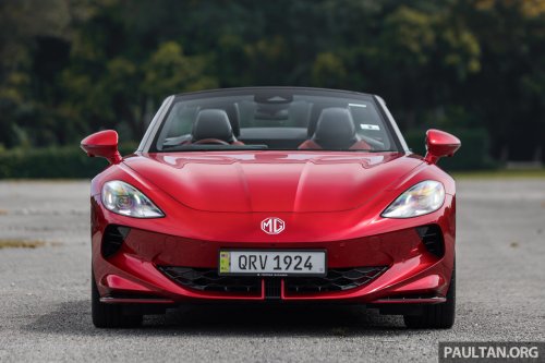MG Cyberster RWD now in Malaysia – 340 PS, 475 Nm, 0-100 in 5s, 508 km range, RM20k cheaper at RM300k