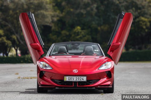 MG Cyberster Malaysian gallery – check out this RM320k scissor-doored 544 PS AWD EV roadster