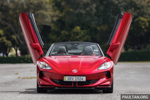 MG Cyberster RWD now in Malaysia – 340 PS, 475 Nm, 0-100 in 5s, 508 km range, RM20k cheaper at RM300k