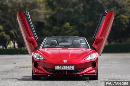 MG Cyberster RWD now in Malaysia – 340 PS, 475 Nm, 0-100 in 5s, 508 km range, RM20k cheaper at RM300k