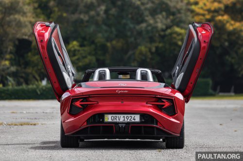 MG Cyberster Malaysian gallery – check out this RM320k scissor-doored 544 PS AWD EV roadster