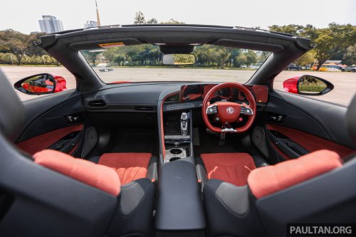 MG Cyberster Malaysian gallery – check out this RM320k scissor-doored 544 PS AWD EV roadster